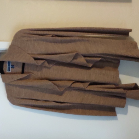 Karen Scott Women's sweater darker tan color XS excellent condition - Picture 2 of 4